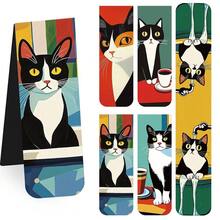 5pcs Magnetic Bookmarks, Cute Animal Magnet Page Markers, Fun Animal Magnetic Bookmarks, Magnet Page Clips, Suitable For Teachers, Reading Party Gifts - Set - View 1