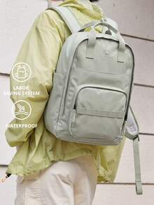 CAMEL CROWN Foldable Large Capacity Travel Backpack, Short Trip & Gym Storage Bag - Foggy Gray-green - View 8