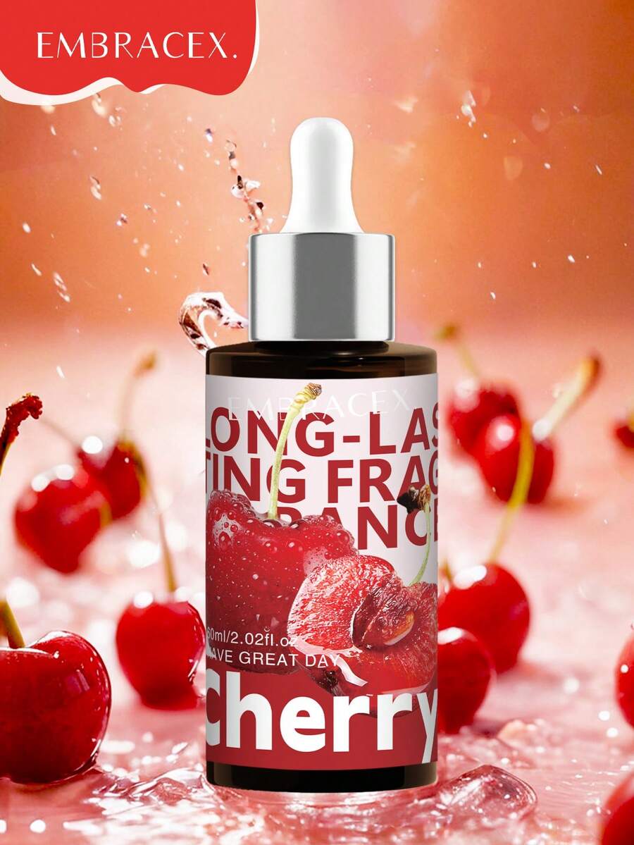 EMBRACEX. Red Cherry Fragrance Oil - 60ml Fragrance Oil, Suitable For Aromatherapy, Diffusers And DIY Crafts (Candles) - Cherry Scent, With Dropper