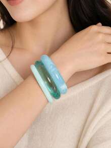 European And American Elegant Gentle Minimalist Japanese And Korean Harajuku Style Bracelet Set - Multicolor - View 5