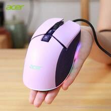 Acer OMW130 Chuột có dây độ trễ cực thấp 7200DPI thiết kế công thái học lập trình macro cạnh chống mồ hôi chuột chơi game có dây - Xem 7