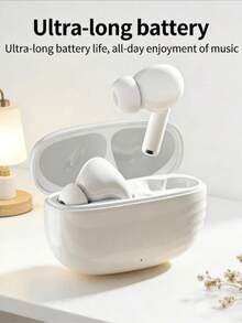 New TWS Bluetooth Earbuds, Wireless Bluetooth Headphones, Noise Cancelling Earphones With Microphone, Smart Touch Control Earbuds, Compatible With Smartphones - View 3