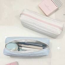 Creamy Pencil Case, Soft Fluffy Pencil Case, High Aesthetic, Large Capacity, Compact And Portable, School Supplies, Holiday Gift, Suitable For Classroom, Office, Home, Back To School Season - Multicolor - View 2
