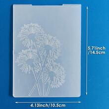Embossing Plates For Card Making, Multi-Pattern Plastic Templates For Embossing, Featuring Bouquet, Hot Air Balloon, Eiffel Tower, Wood Grain And Leaf Patterns For Scrapbooking, Paper Craft & Album Handmade Decor - Hot Air Balloon - View 26