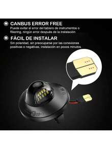Luces Matrícula Coche Para Fo rd Para F150 Para Super Duty Para Ranger Para Explorer Para Bronco Para Expedition Luces Matrícula LED Conjunto Lámpara Luz Etiqueta - A - Ver 4