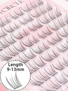 Glue-Free Segmented False Eyelashes, No Glue Needed, Easy To Apply, Lightweight, Soft And Comfortable, Natural Look, Beginner-Friendly - C - View 5