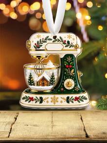 Baking Mixer Christmas Ornament, Baking Mixer Acrylic Christmas Ornament, Christmas Tree Hanging Ornament, Baking Ornament For Her, Baker Christmas Tree, Gift Baker - Multicolor - View 2