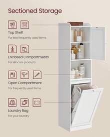 Pop-Up Laundry Hampers - Cloud White - View 3