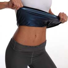 Women's Slimming Sauna Waist Trimmer Belt, Adjustable Zipper Design To Shape Waistline, Improve Posture, Abdominal Control - Grey - View 5