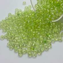 20g/Pack, Approx. 100pcs, 6mm Colorful Transparent Glass Beads, Suitable For Handmade DIY Bracelets, Necklaces, Waist Chains, Keychains And Other Jewelry Daily Matching - 6mm AB Iridescent Rice Beads 15 Colors 20g - View 7