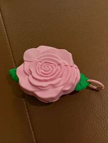 Niche Cute Pink Rose Soft Silicone Protective Case For AirPods 5th Gen, 4th Gen, Pro 3rd Gen, Bluetooth 1/2/3, Pro 2nd Gen, Pro 3rd Gen, Anti-Drop Cover For Women - Multicolor - View 2