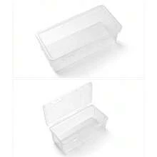 Large Clear PP Nail Polish Storage Box - Stackable Manicure Tool Organizer, Salon-Grade Beauty Accessory Box, Gift For Her, Christmas Gift, Ideal Gift, Room Decor - Multicolor - View 6