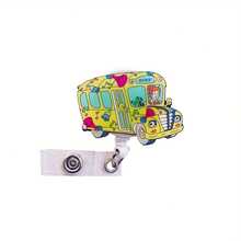 Retractable D Card Holder Reel With Cute Cartoon Design, Nurse Hospital Badge Holder Office Lanyard 1pc - X147 - View 3