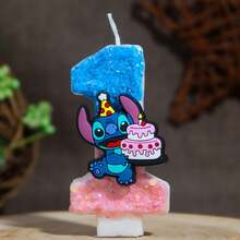 1pc Cute Cartoon Combination Birthday Candle Glitter 0-9 Number Cake Decor Plug-In, Birthday Party Anniversary Dessert Table Decoration, Suitable For Birthday Party, Halloween, Christmas, Best Gift For Fans - Multicolor - View 3