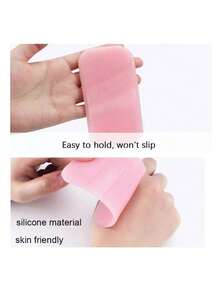1pc Reusable Silicone Pad, Silicone False Eyelash Pad Adhesive Forehead Sticker, Eyelash Fixing Tool, Eyelash Extension Supplies, Silicone Tray, False Eyelash Fixator, Silicone Eyelash Pad, Eyelash Eye Patch, Eyelash Extension Tool - Multicolor - View 7