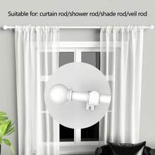 Curtain Window Rods - Weiß - Übersicht 1