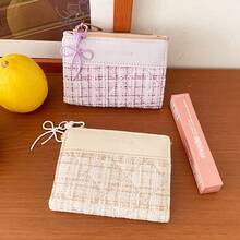 Women's Bow Pendant Multi-Slot Coin Purse Short Wallet - Multicolor - View 5