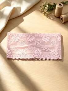 1/3/4pcs Women's New Style Lace Elastic Headband, Bow-Shaped Lace Hairband, Versatile Hair Accessory Headwear - Multicolor - View 6