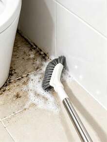 Multifunctional Cleaning Brush, Extendable Long Handle Cleaning Brush, L-Shaped Crevice Brush, Suitable For Bathroom And Kitchen Tiles, Walls, Floors, Bathroom, Living Room, Kitchen, Windows, Ideal Cleaning Tool For Autumn And Winter - A - View 5