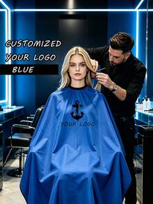 Customizable Logo And Pattern Hairdressing Cape, Customizable Hairdressing Apron, Hairdressing Cape, Multiple Colors Suitable For Hair Salons, Beauty Parlors, Spa Salons - Multicolor - View 6