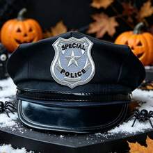 1pc Fashion Women's Badge Design Hat, Suitable For Carnival, Theme Party, Halloween, Christmas Cosplay, Fun Military Style Cap - Multicolor - View 7
