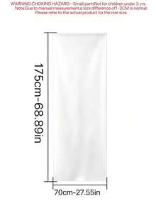 1pc Chiffon Shawl Scarf Wrap, Suitable For Brides, Weddings, Evening Gowns And Special Occasions - White - View 4