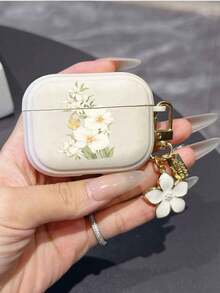 Wireless Bluetooth Earphone Protective Case Suitable For 2/1/3, 4, Pro 3 And Pro 2, Made Of TPU Material, Floral Pattern Design With Keychain, Exquisite Design - Multicolor - View 28