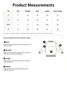 Women's Khaki Knit V-Neck Button Decor Pullover Sweater, Autumn/Winter - Khaki - View 4