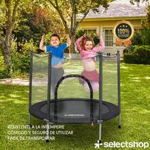 Kids Trampolines - Black - View 4