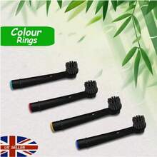 4pcs Replacement Electric Toothbrush Heads Compatible With B Ra Un Oral‑B Brush Heads - View 1