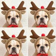 1pc Christmas Dog Hoodie, Warm Hooded Sweatshirt, Holiday Pet Supplies - Multicolor - View 10