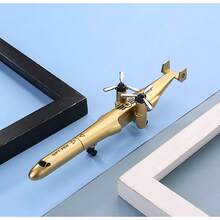 1pc Realistic Fighter Jet Shaped Neutral Pen Creative Airplane Model Water Pen, 0.38mm Needle Tip, Boys Fun Stationery, Highly Restored Fighter Jet Appearance, Exquisite Body Details, Multiple Colors Available, Mini Airplane Model In Hand, Boys Instant Attraction, Fun Sense Fully Loaded, Pen Body And Airplane Model Integrated Design, Both Model Ornament And Writing Pen, Play And Write Dual Use, Breaking Ordinary Stationery - A - View 8