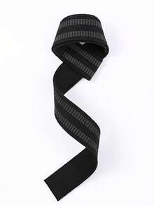 Sports Fitness Wrist Straps For Pull-Ups, Weightlifting Training, Deadlift Grip Support - Black - View 7