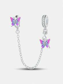 1pc Butterfly Flowing Safety Chain, Suitable For DIY Bracelet, Necklace And Other Jewelry, Perfect Gift For Women And Girls - Beads - View 20