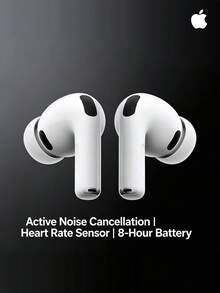 Apple AirPods Pro (3rd Generation) With MagSafe Charging Case, USB-C Port, Bluetooth Connection, Personalized Spatial Audio, Compatible With IPhone, IPad, And Mac - View 2