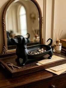 Dachshund Jewelry Storage Tray, Vanity Ring & Watch Organizer, Entryway Key Holder, Bedroom Nightstand Phone & Glasses Storage Box, Multi-Functional Personal Item Organizer, Bathroom Accessories, Squishy, Stocking Fillers, Personalized Gift, Travel Essential, Kitchen Organizer Storage, Birthday Decorations, Christmas - Multicolor - View 6