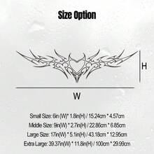 Heart-Shaped Wire Mesh Car Sticker, Cute Y2K Style Window & Bumper Decal, Easy To Apply - A - View 3