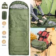 Thickened Warm Outdoor Camping Sleeping Bag, Night Warmth, Suitable For Camping, Short Trips And Outdoor Exploration, All-Season Travel Sleeping Bag, Camping Equipment - Multicolor - View 2