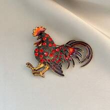 1pc Casual Zinc Alloy Animal Brooch Suitable For Spring Summer Autumn Winter Daily Wear - Multicolor - View 4