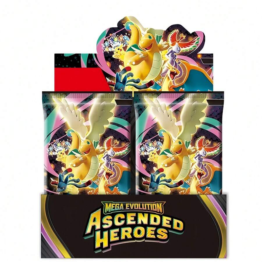 asmodee بطاقات بوكيمون 360/100 قطعة Vmax GX Vstar، بطاقات لعبة أنمي إبداعية ممتعة، وحوش الجيب، 10 قطع/عبوة، النسخة الإنجليزية، سلسلة الشمس والقمر، نجمة المنشور، حزمة توسيع البطاقات، بطاقات نادرة، معركة البطاقات، التطور، لعبة الطاولة، هدية العطلة، هدية الحفلة، هدية عيد الميلاد، هدية الزملاء - متعدد الألوان - مشاهدة 1