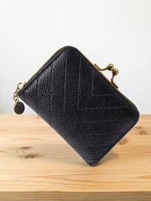 Clip Short Folding Pu Wallet Sweet Cute Fashion Young Zip Large Capacity Card Holder Storage Card - Multicolor - View 12