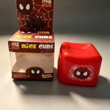 1PC Ice Cube Spider‑Man, Maltose Block Stress Relief Fidget Toy, Cute Rebound Squeeze Vent Toy For Kids Adults - Multicolor - View 3