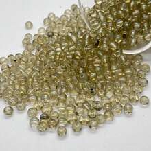 20g/Pack, Approx. 100pcs, 6mm Colorful Transparent Glass Beads, Suitable For Handmade DIY Bracelets, Necklaces, Waist Chains, Keychains And Other Jewelry Daily Matching - 6mm AB Iridescent Rice Beads 15 Colors 20g - View 4