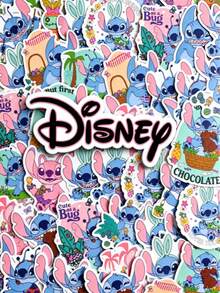 Disney 50入貼紙套組，適用於包裝、標記與辦公用品，非常適合復活節、情人節、生日，送給家人、朋友或另一半 - 彩色 - 查看 8