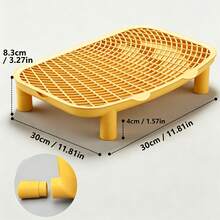 Cat Litter Box Splash Guard Mat, Detachable And Washable Cat Litter Absorption Mat, Elevated Cat Litter Absorption Mat - M - View 9