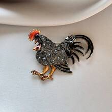1pc Casual Zinc Alloy Animal Brooch Suitable For Spring Summer Autumn Winter Daily Wear - Multicolor - View 9