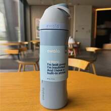 O Wa La F Ree Sip Water Bottle Stainless Steel 24oz 32oz Multicolor Blue Bow Bottle - Multicolor - View 16
