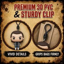 Netflix Stranger Things 3D Figural Bag Clip Blind Box Keychain, Series 2 & 5 PVC Cartoon Keyring Charms, 11 Collectible Characters With 2 Rare Chase Versions, Hanging Ornament For Backpack, Pencil Case, Bag, Collectible Gift For Fans 1PC - Multicolor - View 4