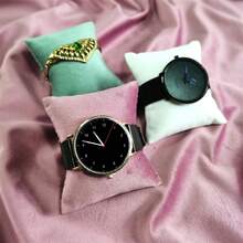 2pcs High Quality Velvet Jewelry Display Pillows 7*8cm Watch Bracelet Bangle Display Stand Gift Jewelry Pad Suitable For Jewelry Box And Tray Accessories - 7*8cm Small Jewelry Pillow - View 4