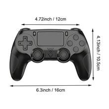 P4 Replacement Game Controller - 4-Zone Vibration Feedback - Built-In 600mAh Battery - With Touchpad And Headphone Jack - Multi-Platform Compatible Game Controller - View 8